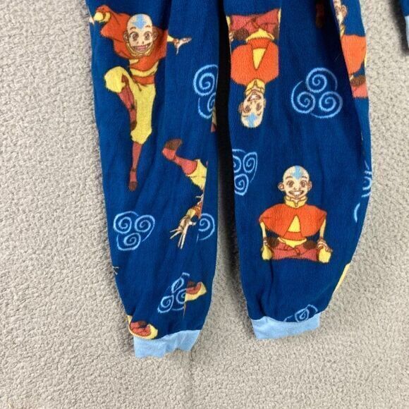 Last Airbender Nickelodeon Pajama One Piece Suit Unisex Kids‎ Size Small Aang - Picture 7 of 13